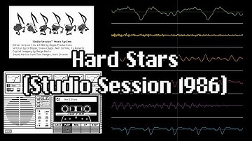 Oscilloscope View - "Hard Stars" (Studio Session, 1986, Mac Plus capture)