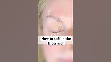 How to soften the brow arch #makeup #browproducts #brows #browexpert #browshaping #eyebrows #shorts