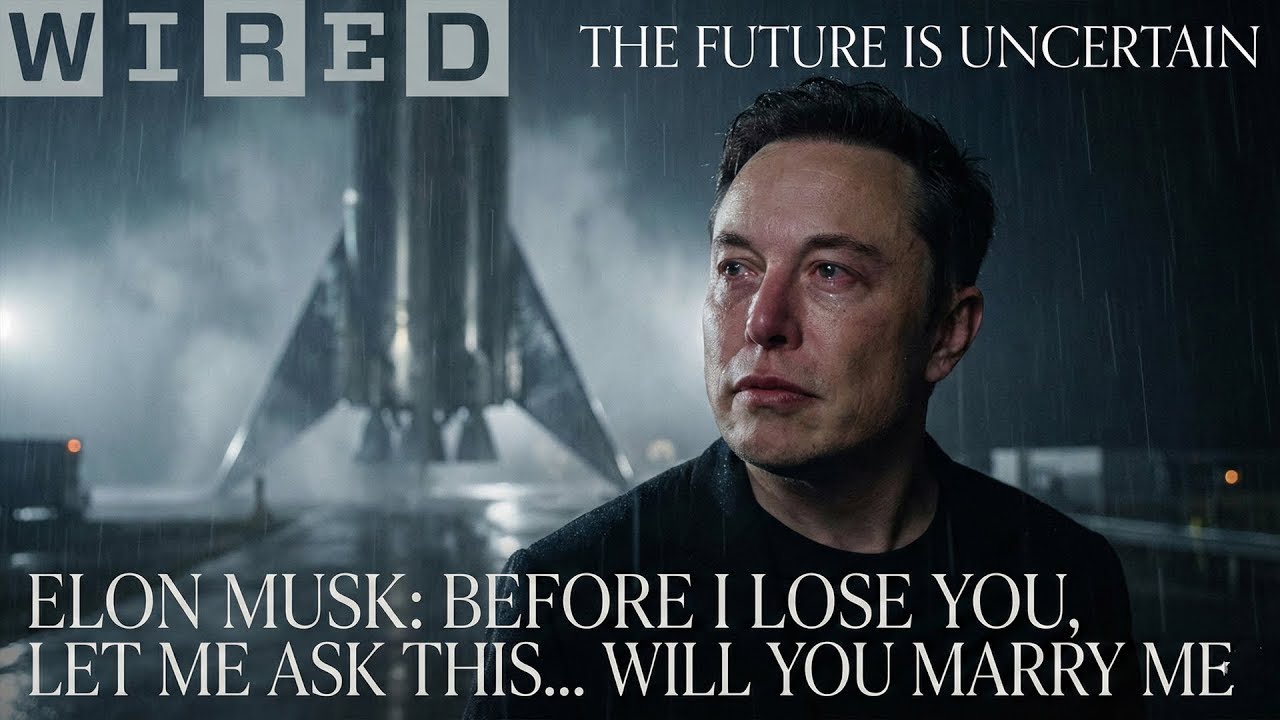 ELON MUSK: BEFORE I LOSE YOU, LET ME ASK THIS… WILL YOU MARRY ME?