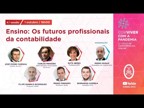 Ciclo de conferências online - Ensino: Os futuros profissionais da contabilidade