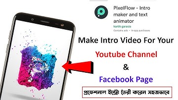 Top Best INTRO-Making Apps for your YouTube videos | Specially for Android Smartphones