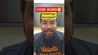Code Word enna theriyuma ???🤣🤣