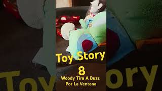 WOODY TIRA A BUZZ POR LA VENTANA EN TOY STORY 8 #disney #pixar INCOMPELETO LA PELICULA 8 T.STORY 8..