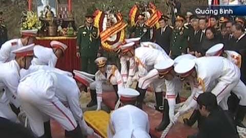 Lễ an táng Đại tướng Võ Nguyên Giáp tại Quảng Bình - Tiễn đưa người về lòng đất mẹ