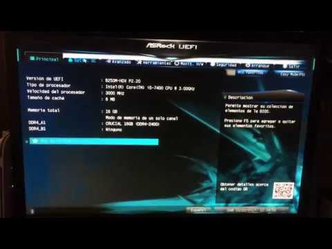 Bios asrock b250m-hdv