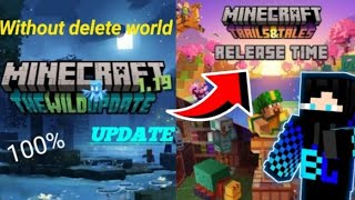 How to download minecraft 1.20 on android without delete any world or mod |Trails and Tails screenshot 5
