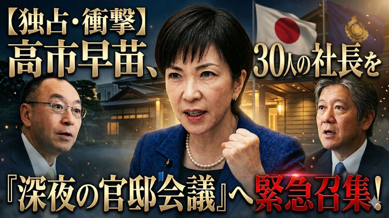 【極秘会合の夜】高市早苗が防衛企業トップを緊急招集！「中国依存は今日で終わる」—対中デカップリング宣言の衝撃