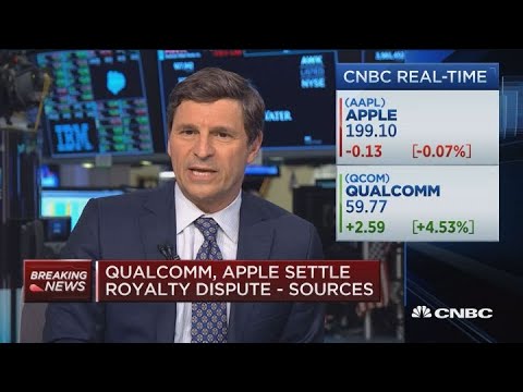 Apple, Qualcomm settle royalty dispute