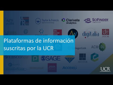 ?Tutorial: ¿Cómo acceder a las plataformas de información suscritas por la UCR ( SIBDI ) ?