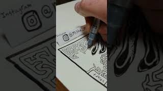 Mind bending maze drawn by hand 🤯