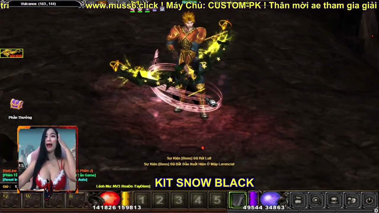 KIT SNOW BLACK ! WWW.MUSS6.CLICK ! Muonline mới ra ! Mu mới open ! Mu free all