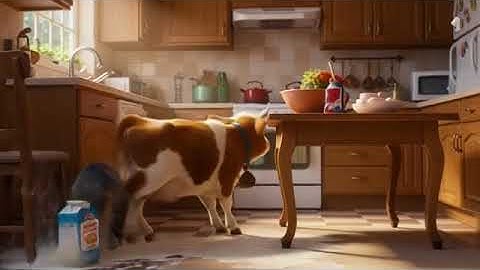 PixVerse V5 Image Text 360P make cat and cow f 2