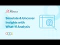 What-If Analysis in Zoho Analytics | Simulate Scenarios & Forecast Impact