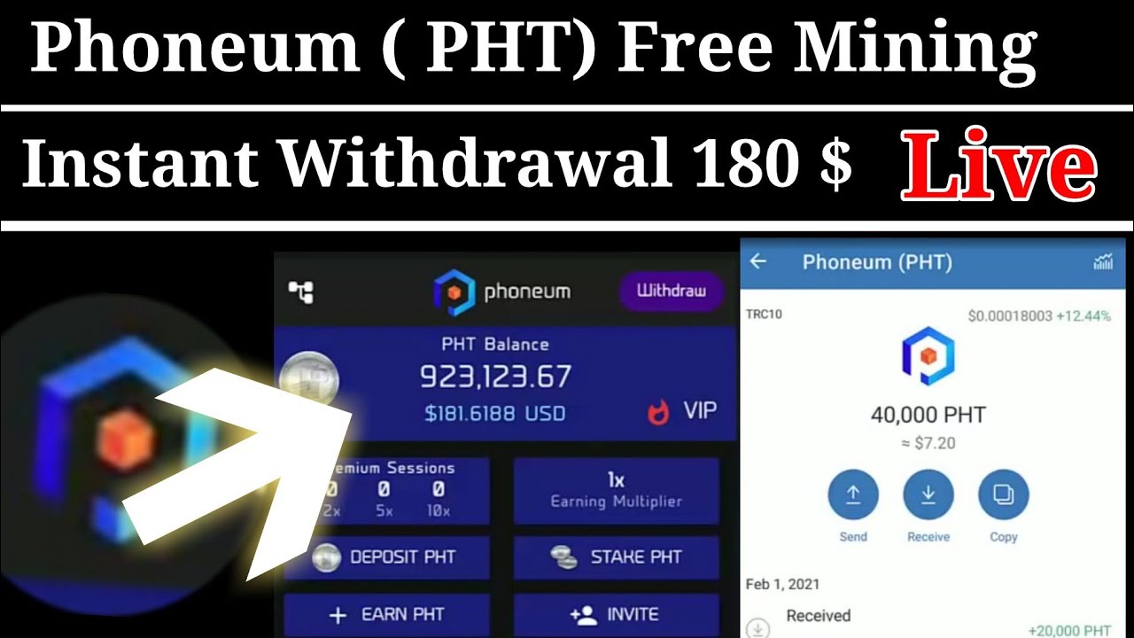 Phoneum Mining Apps Instant Withdrawal 181$ Live | Phoneum. Phoneum Withdrawal | Phoneum Mining