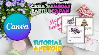 CARA MEMBUAT KARTU UCAPAN MENGGUNAKAN APLIKASI CANVA || TUTORIAL ANDROID screenshot 3