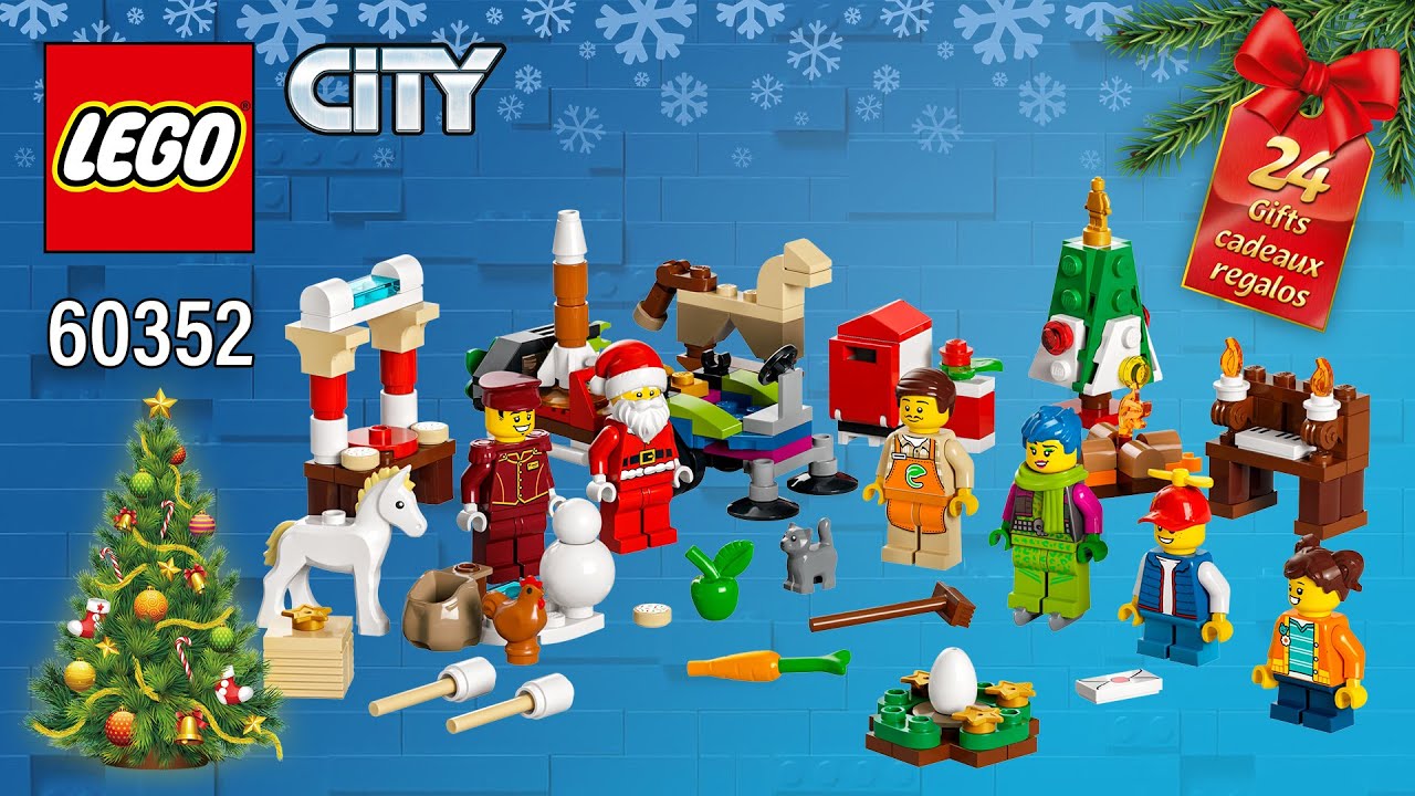 LEGO® City Advent Calendar (60352)[287 pcs] StepbyStep Building