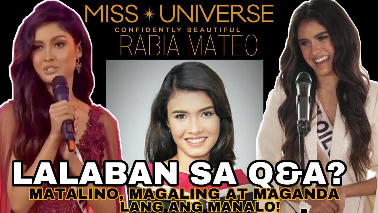 Miss Rabia Pac RABIA MATEO -LALABAN SA Q&A!! MISS UNIVERSE 2020 #rabiamateo # ...