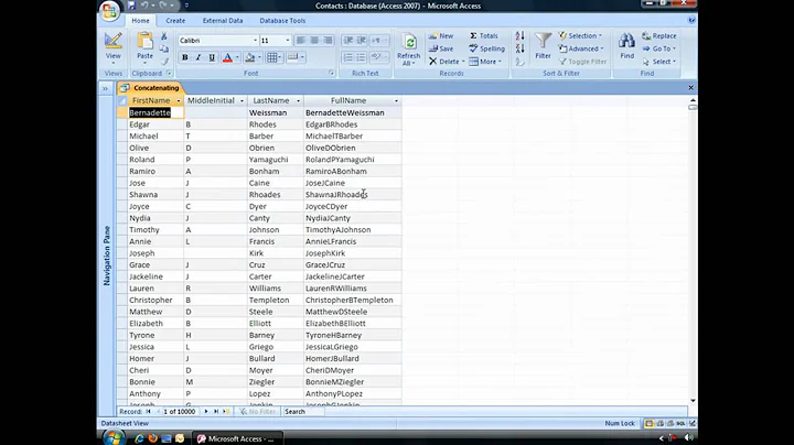 Concatenate Strings of Data Together in Microsoft Access