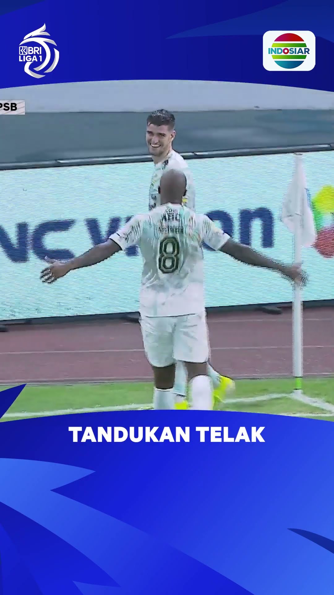 Nick Kuipers buka keunggulan Persib lewat sundulannya yang tak terbendung #shorts #liga1