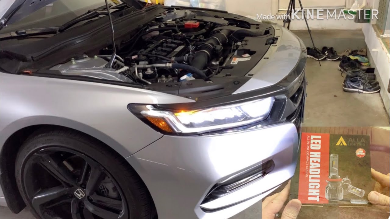 2018 2019 2020 Honda Accord- the most beautiful LED headlight bulb