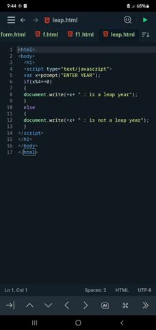 Javascript code to check whether the year is leap or not#coding #shorts #viral #short #ytshorts