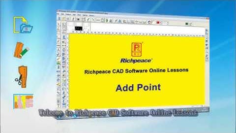 Richpeace CAD Software Online Lessons--Add Point (V9)