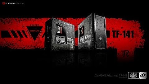 Cooler Master CM690 II Advanced TF-141 Limited Edition by RENOVATIO-MODDING