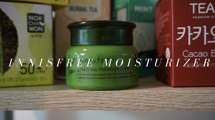 Innisfree green tea moisture cream review năm 2024