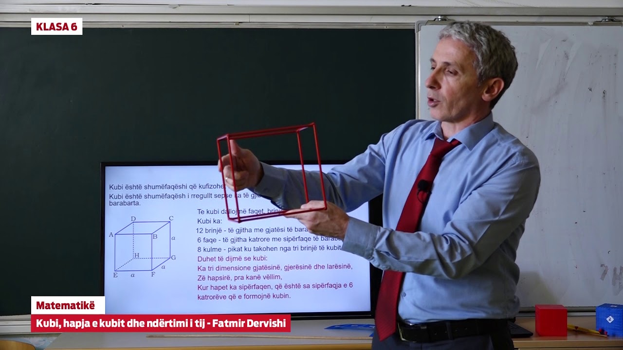 e Mesimi Klasa 6 - 6706 Matematikë - Kubi, hapja e kubit dhe ndërtimi i tij