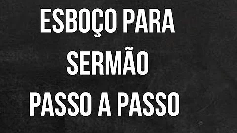 Como concluir um sermão?