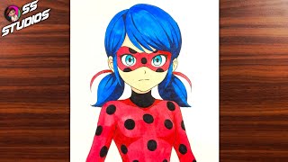 Ladybug Drawing ❤️🐞 | How to Draw Ladybug from Miraculous Step by Step