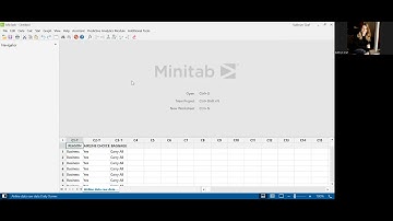 Minitab - desktop, how to open a file.