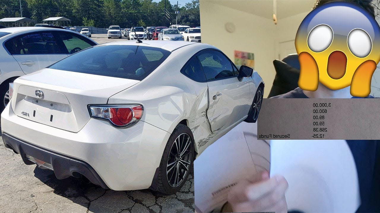This is HOW MUCH I paid for my SALVAGE Scion FRS YouTube