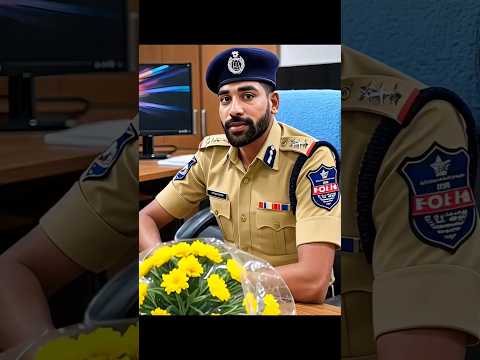 DSP Mohammed Siraj Sitting in His Office in Police Uniform 😮 😮 AI VIDEO #MOHAMMEDSIRAJ #VIRATKOHLI