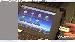 Kyocera Taskalfa Guide -  Send Function  Sending Documents to a USB Drive