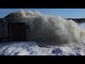 #Удачный. #Якутия. Водохранилище Сытыкана. Эффектное зрелище - Сброс воды.