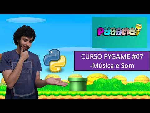 Como fazer jogos em Python! Curso Pygame #07 - Música e Som