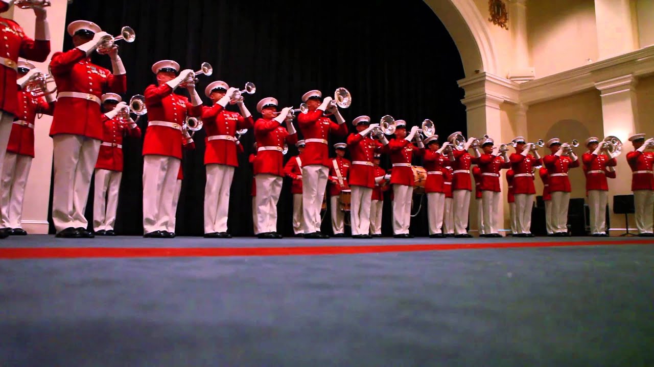 "The Commandant's Own" performs during Friday Evening Parade