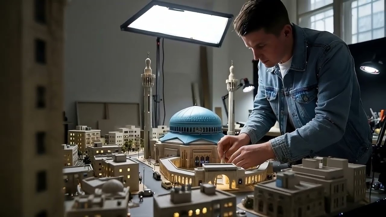 King Abdullah I Mosque, known as the Blue Mosque of Amman