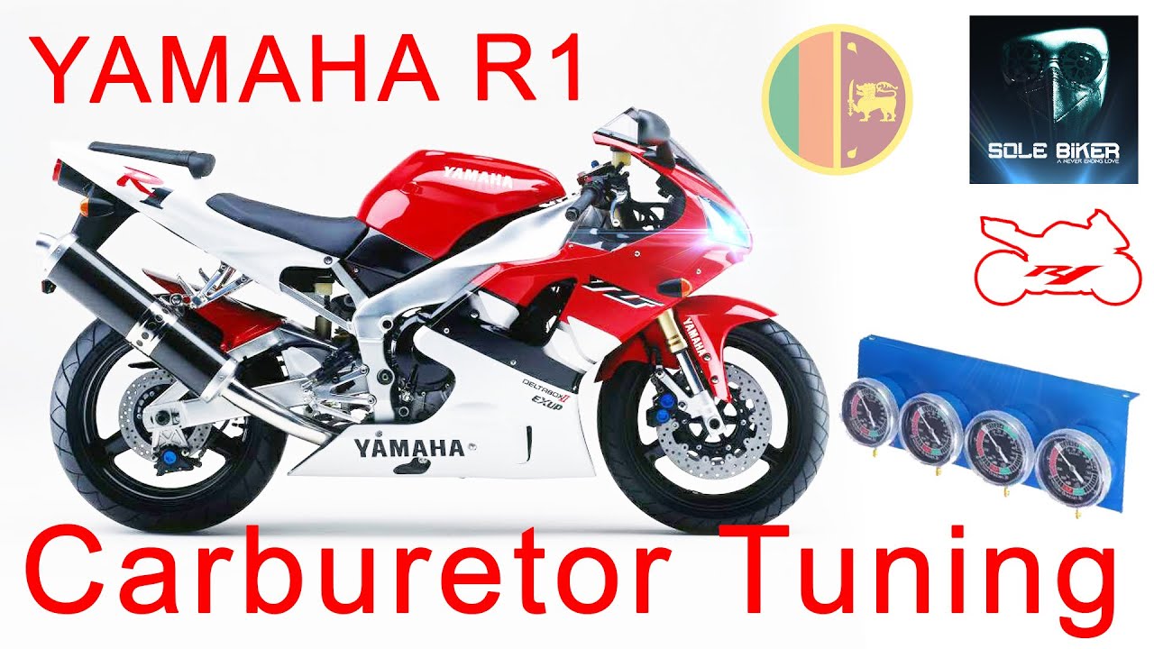 1999 Yamaha YZF R1 Carburetor Tuning with Synchronizer Tool - YouTube
