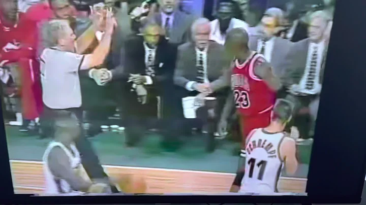 Bogus offensive foul called on Michael Jordan and ...