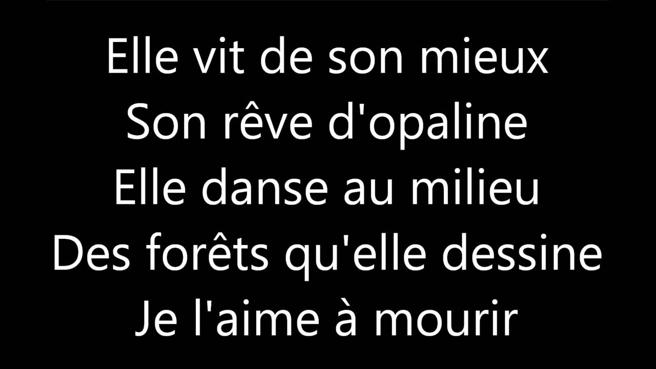 Francis Cabrel Je l'aime a mourir Lyrics YouTube Music