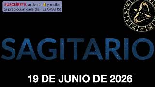 Horóscopo Diario - Sagitario - 19 de Junio de 2026.
