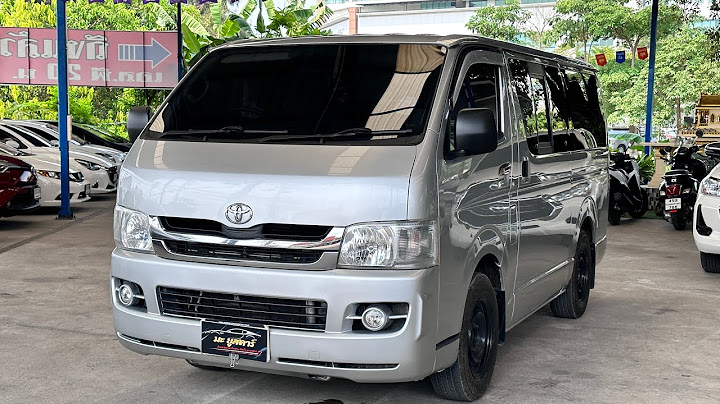 Hiace ม อสอง 2.5 หล งคาเต ย มอสองใ นน