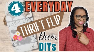 4 SPRING THRIFT FLIP DIYS | UPCYCLED DIY MAKEOVERS | Thrift Flip Road Trip Challenge