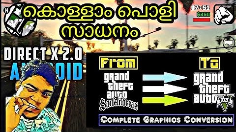 GTA SA Direct X 2.0 Modpack ANDROID | 200 MB realistic Modpack Malayalam