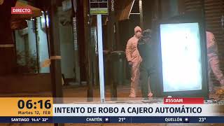 Explosión en sucursal bancaria deja graves destrozos en Providencia | 24 Horas TVN Chile
