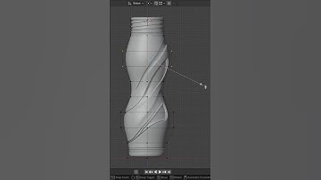 Modeled this 3D bottle in Blender 4.4 – clean topology.#Blender3D #3DModeling #CleanTopology