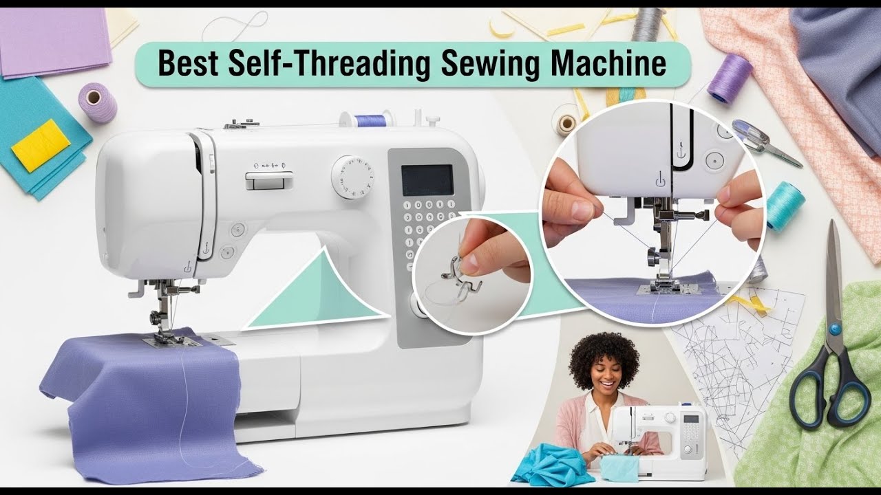 TOP 5 Best Self Threading Sewing Machine 2026 | Save Time & Sew Like a ...