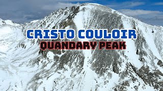 Colorado 14ers: Cristo Couloir Quandary Peak Snow Climb Guide